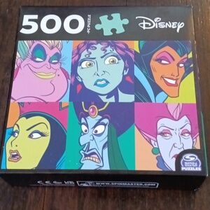 NWT Disney Villians 500 piece puzzle Ursula Jaffar